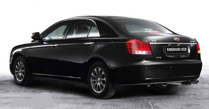 Geely Emgrand EC8 вид сзади geely emgrand ec8, Джили Эмгранд ес8 №2