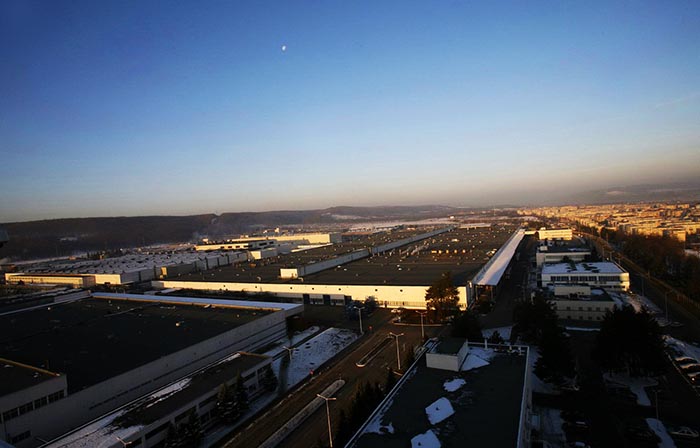 Завод Renault в городе Питешти (Румыния) где собирают автомобили рено