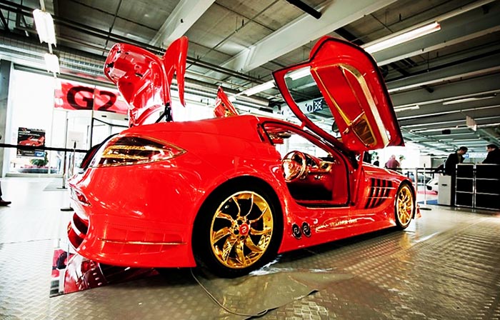 Mercedes-Benz SLR McLaren 999 Red Gold Dream Ueli Anliker какой самый дорогой автомобиль в мире