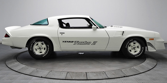 Восьмое место - Chevrolet Camaro Z28 Yenko Turbo Z самый первый Шевроле
