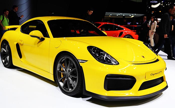 Porsche Cayman GT4 новинок Женевы 2015