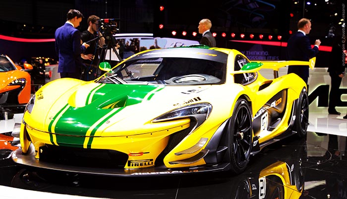 McLaren P1 GTR самые быстрые новинки Женевы 2015
