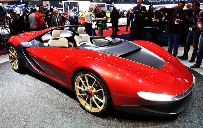 Ferrari Pininfarina Sergio самые быстрые новинки Женевы 2015