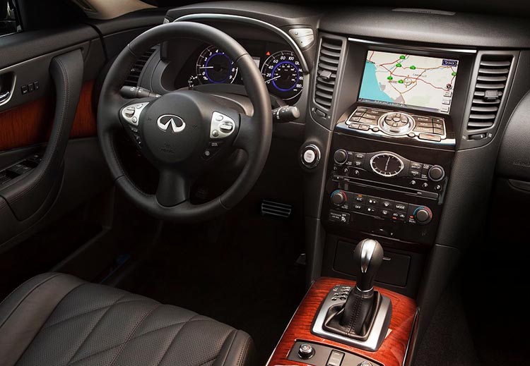 Интерьер Инфинити Еф Икс 37 с Infiniti FX37s
