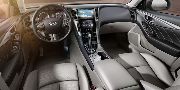Салон Infiniti Q50 тест – драйв Infiniti Q50