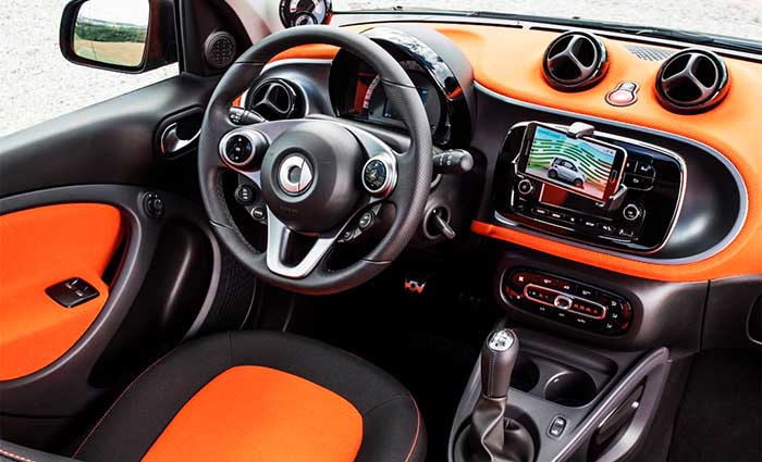 Салон и программы Smart ForFour Smart ForFour