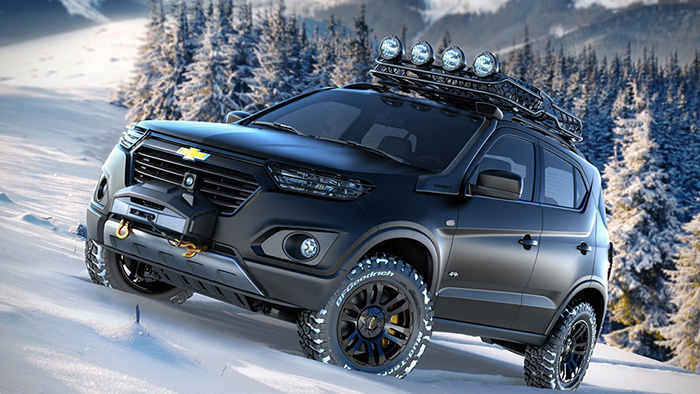 Внешний вид Chevrolet NIVA самая новая шевроле нива