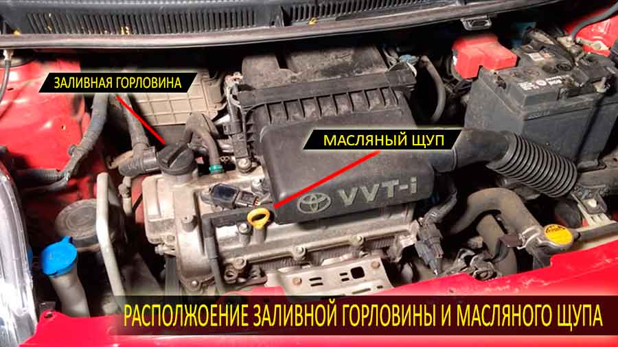 Замена масла Тойота Ярис