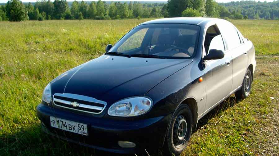 Меняем моторное масло на Chevrolet Lanos