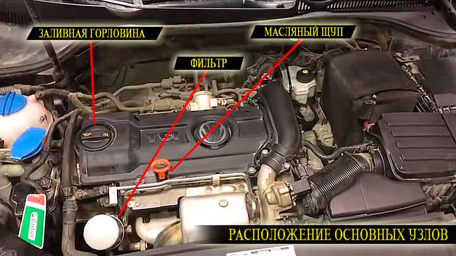Замена масла Фольксваген Гольф