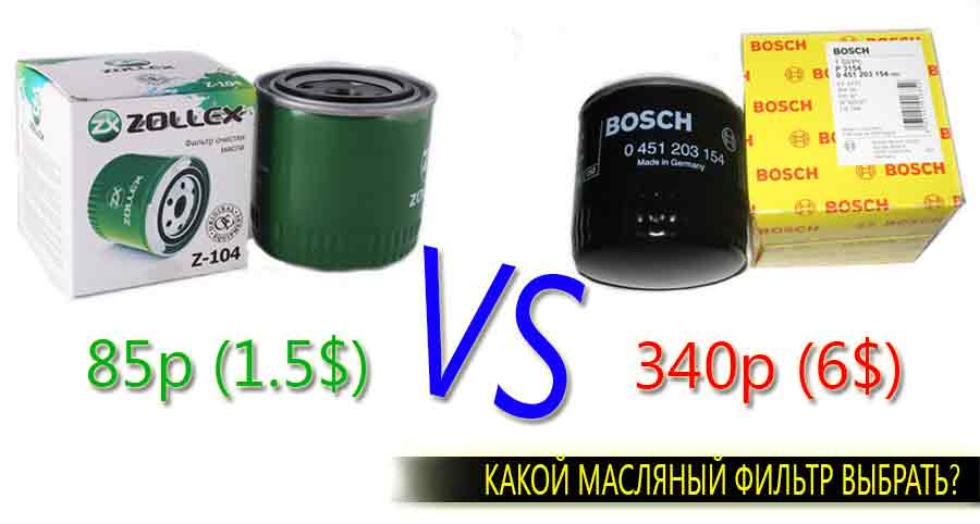 Какой масляный фильтр выбрать дорогой или дешевый?