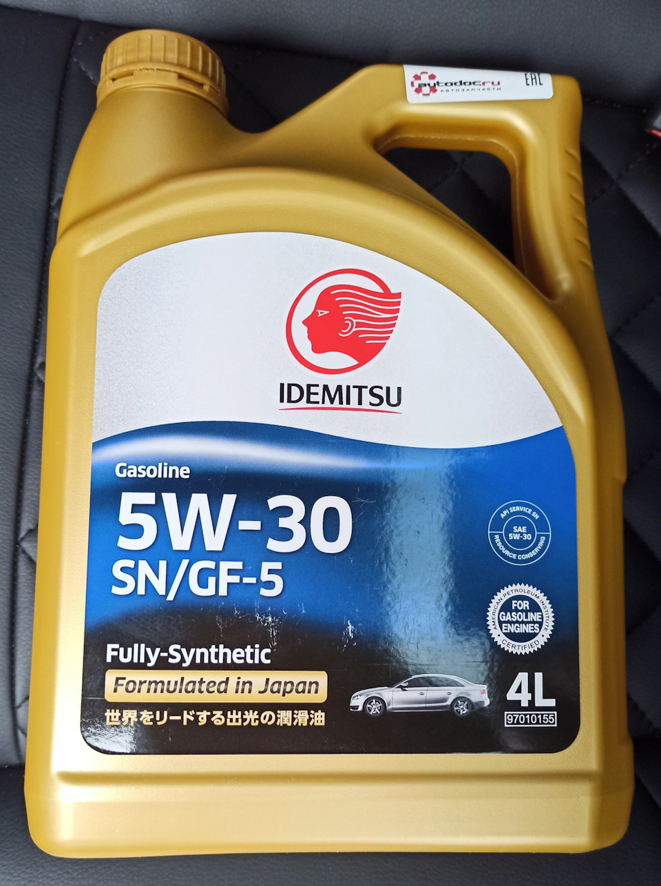 Допуски Idemitsu 5w30 sn gf 5