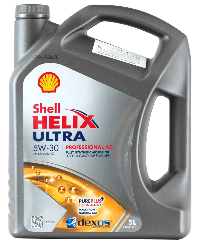 Технические характеристики масла Shell Helix Ultra 5W-30